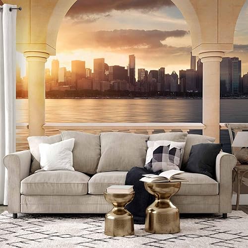 Miniatura 9 de artgeist Mural de pared Vista de ventana 118 x 91 pulgadas - Papel tapiz no tejido, decoración de pared de vellón, impresión fotográfica, imagen de