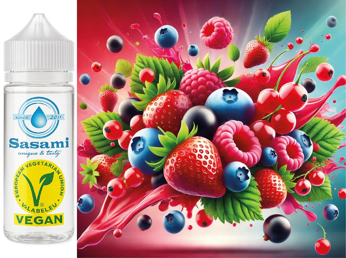 Frutti di bosco aroma concentrato - vegano - Sasami - 100ml