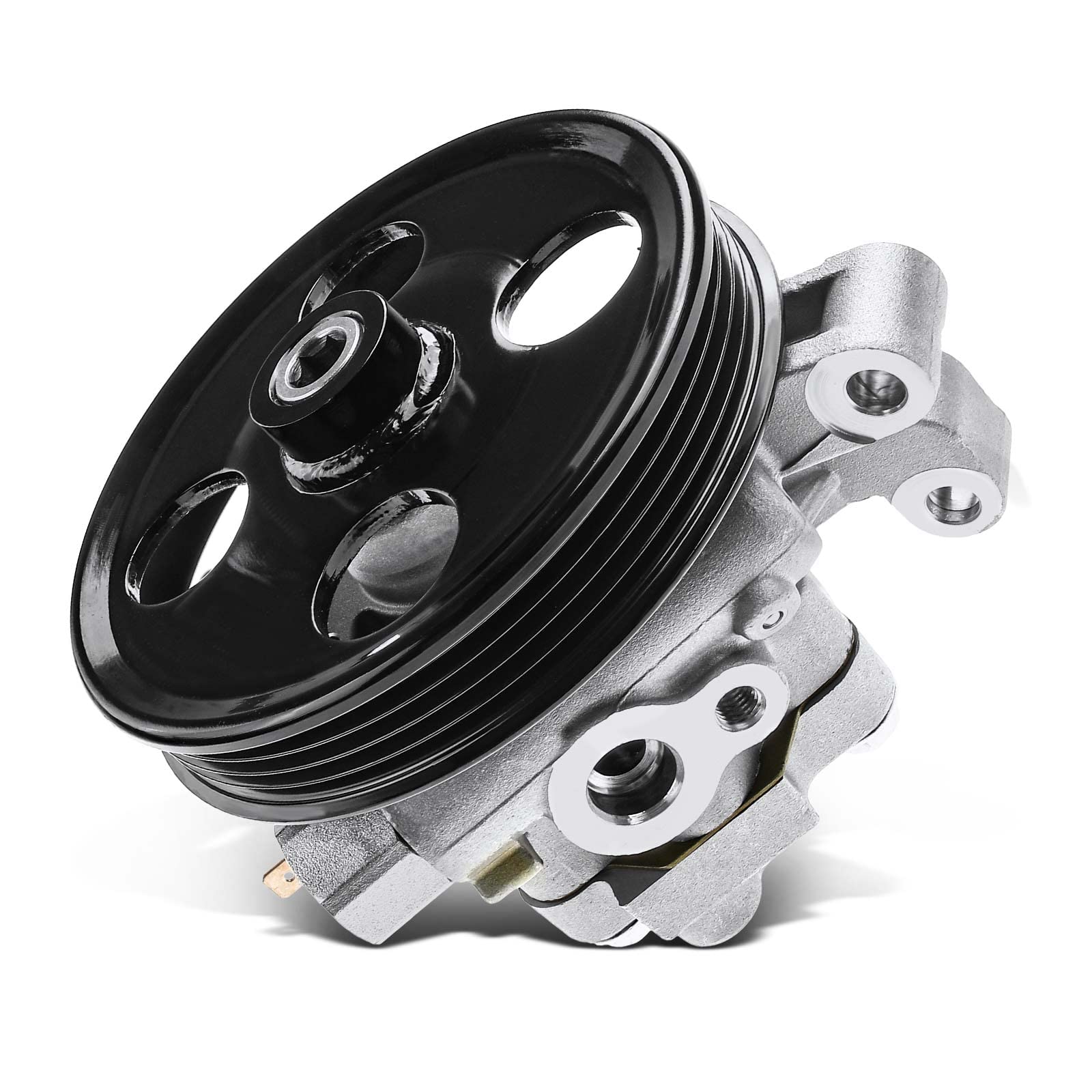 A-Premium Power Steering Pump, with Pulley, Compatible with Mazda CX-9 CX9 2007 2008 2009 2010 2011 2012 2013 2014 2015, 3.5L 3.7L Gas, Replace # 21-358, 990-0704