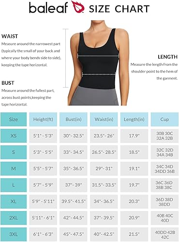 Miniatura 7 de BALEAF Sweatleaf - Brasier deportivo de compresión para mujer, con relleno, soporte ligero, brasier deportivo con brasier integrado