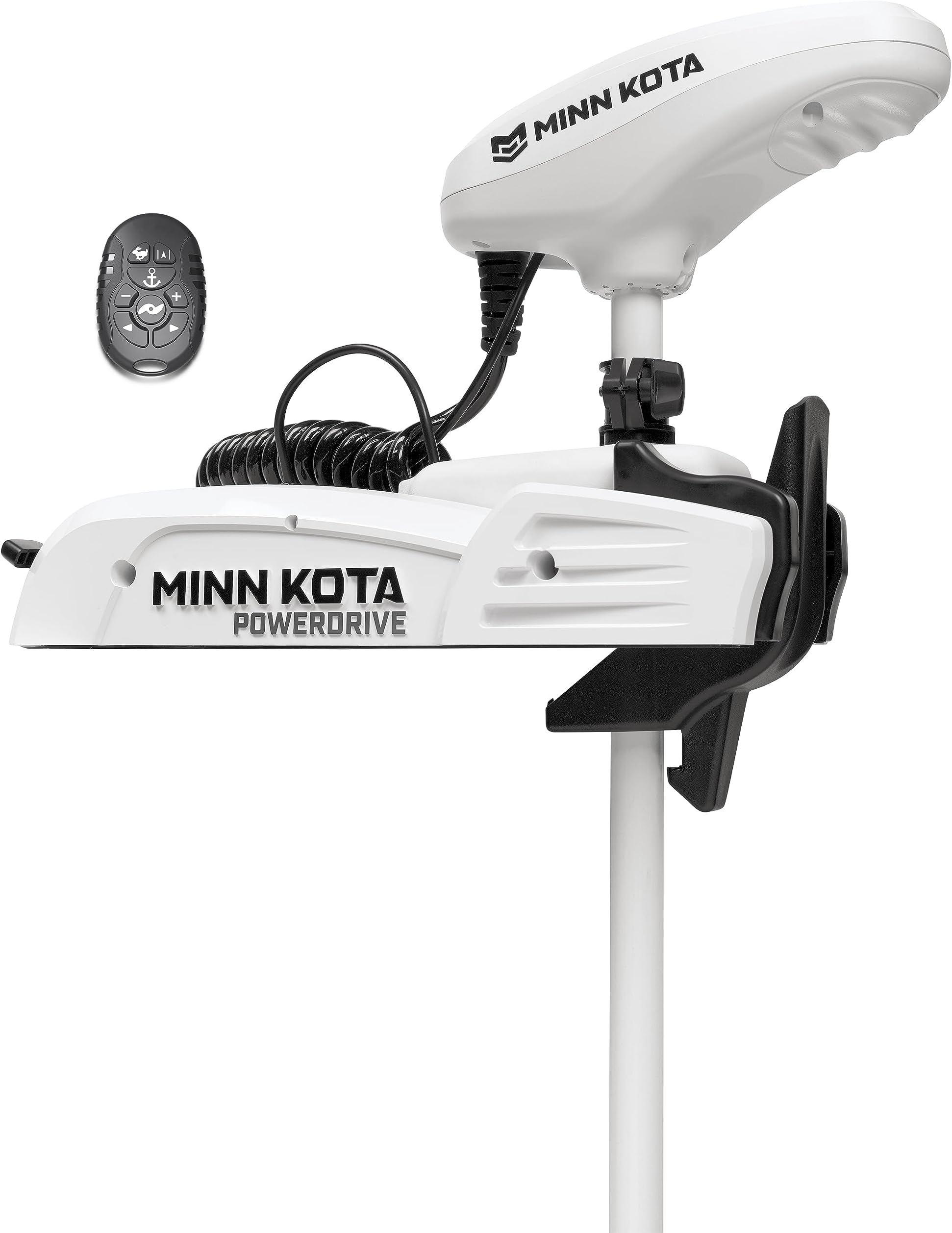 Riptide PowerDrive Bow-Mount Electric Trolling Motor with Mircro Remote – 55 Lb. Thrust, 54 in. Shaft, Saltwater
