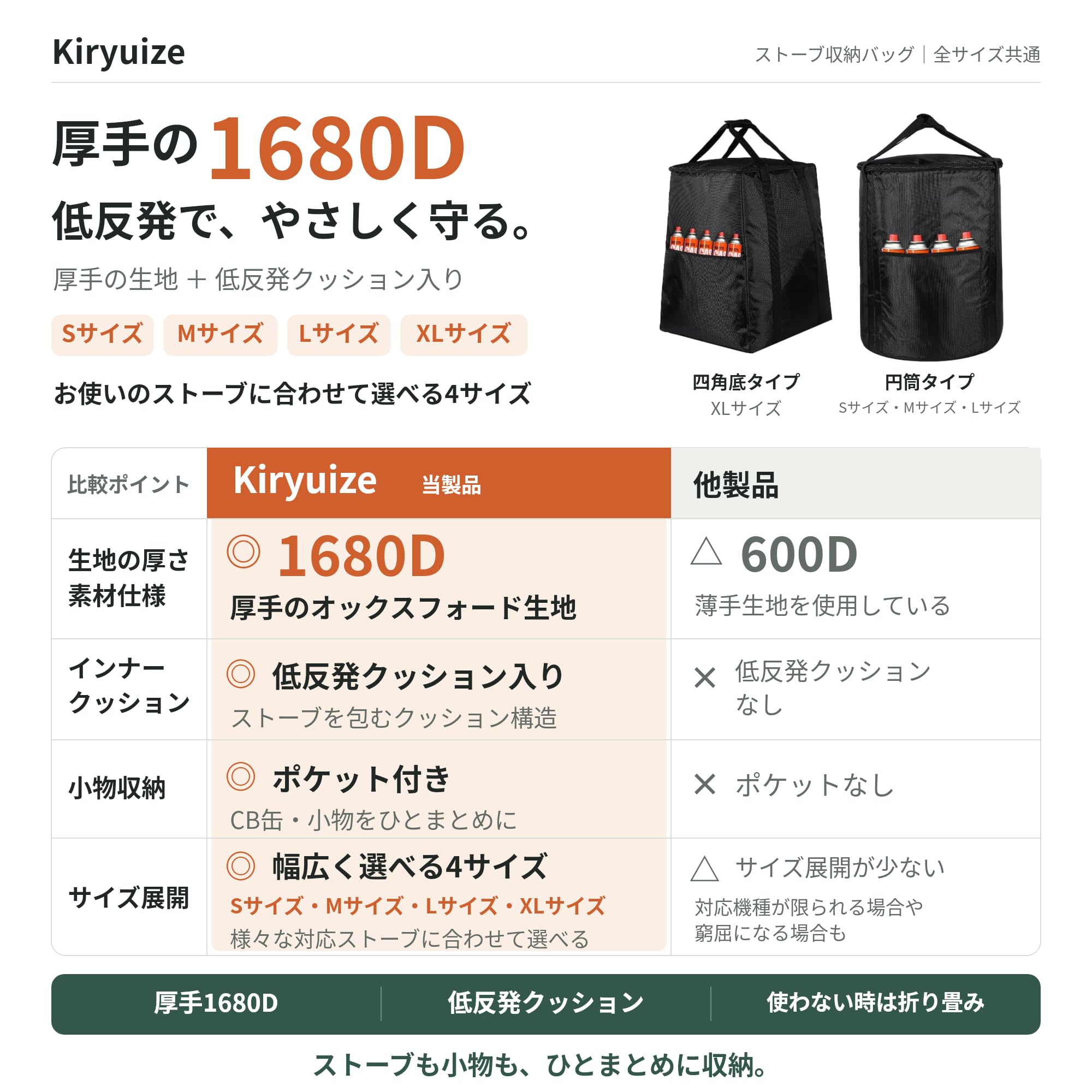 Rainbow ストーブ &  peak キャリーバッグー収納バック付き Amazon.co.jp: Kiryuize ストーブバッグ中サイズ（M）【トヨトミ