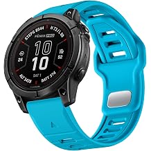 Compatible with Garmin Fenix 8 51mm 7X 6X 5X Watch Band | 26mm Quick Fit Silicone Band For Garmin Fenix 8 51mm/7X 6X Pro/5X Plus/3/3 HR/Instinct 2X/Tactix/Enduro/Descent/Epix Pro 51mm