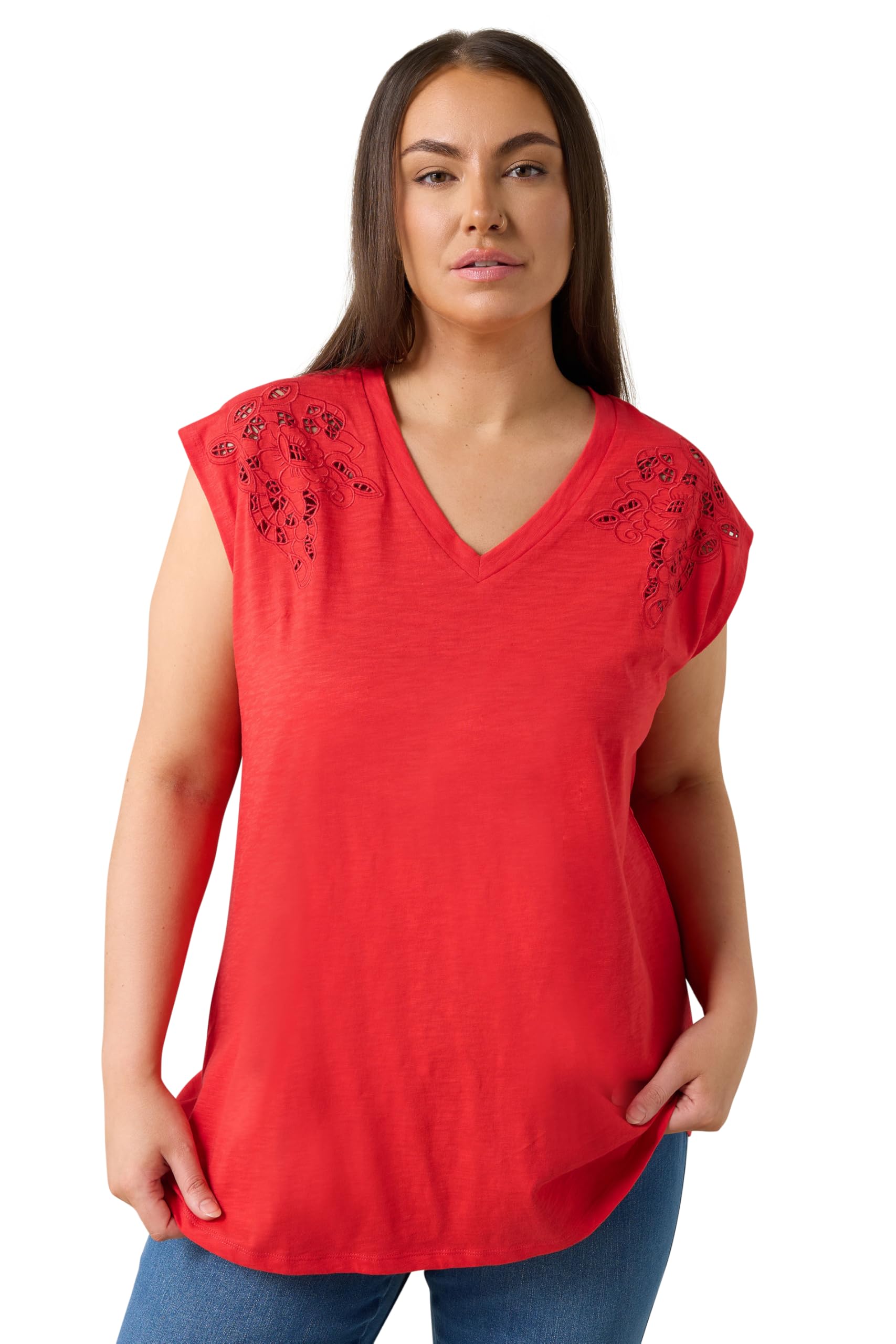 Evans Women's Vest Top Red 22-24