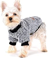 Vista 1 de Suéteres para perros pequeños, hembra, perro macho, suéter, ropa de invierno de forro polar suave para mascotas, niños y niñas, sudaderas mullidas