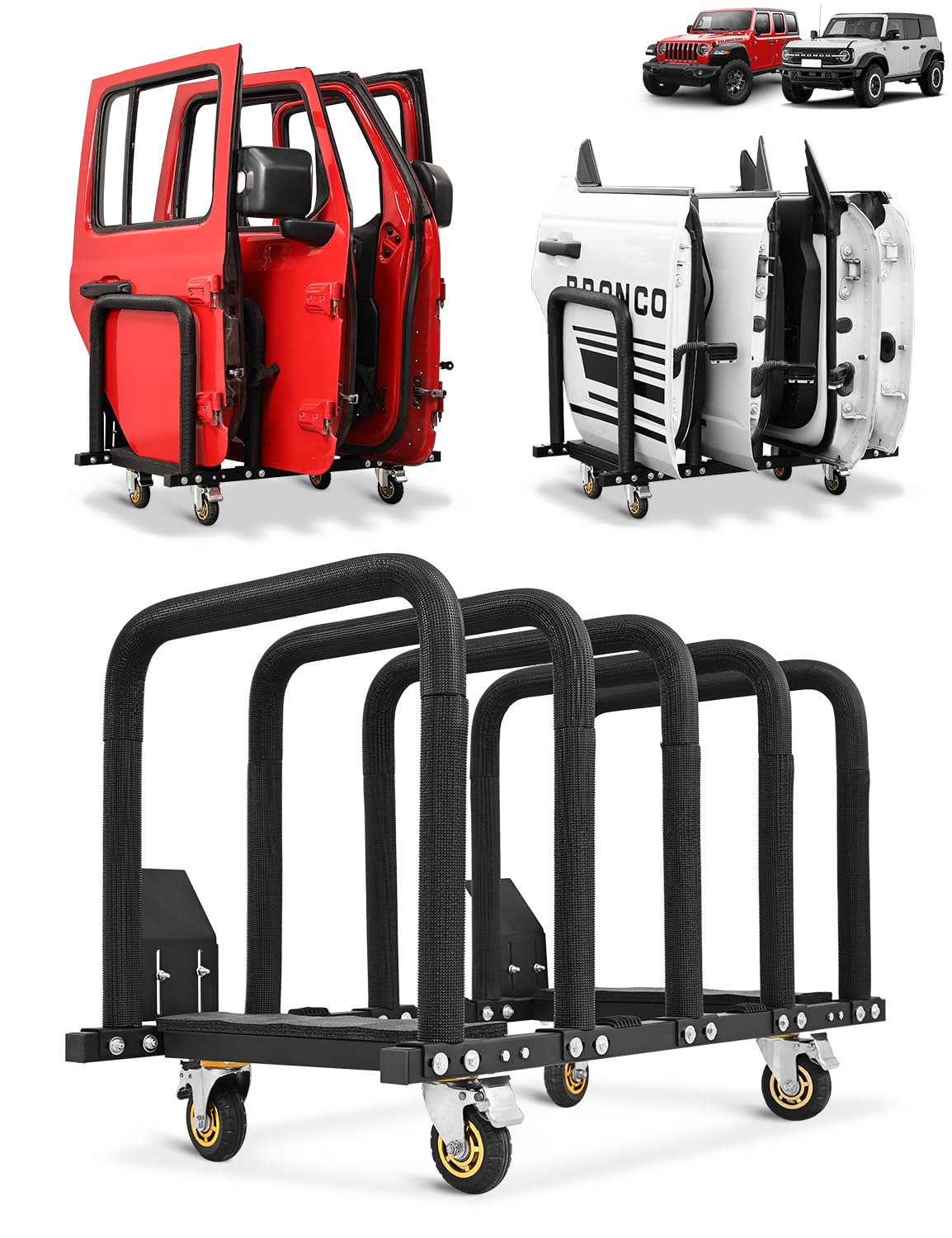 Amazon.com: JROAD Upgrade Door Hanger Storage Rack Bracket Holder