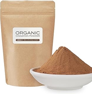 Amazon | オーガニック シナモンパウダー 100g セイロン 粉末 有機JAS認証 最高級 スリランカ産 セイロンシナモン 有機 JAS オーガニック スーパーフード スパイス | icaca | スパイス・ハーブ 通販