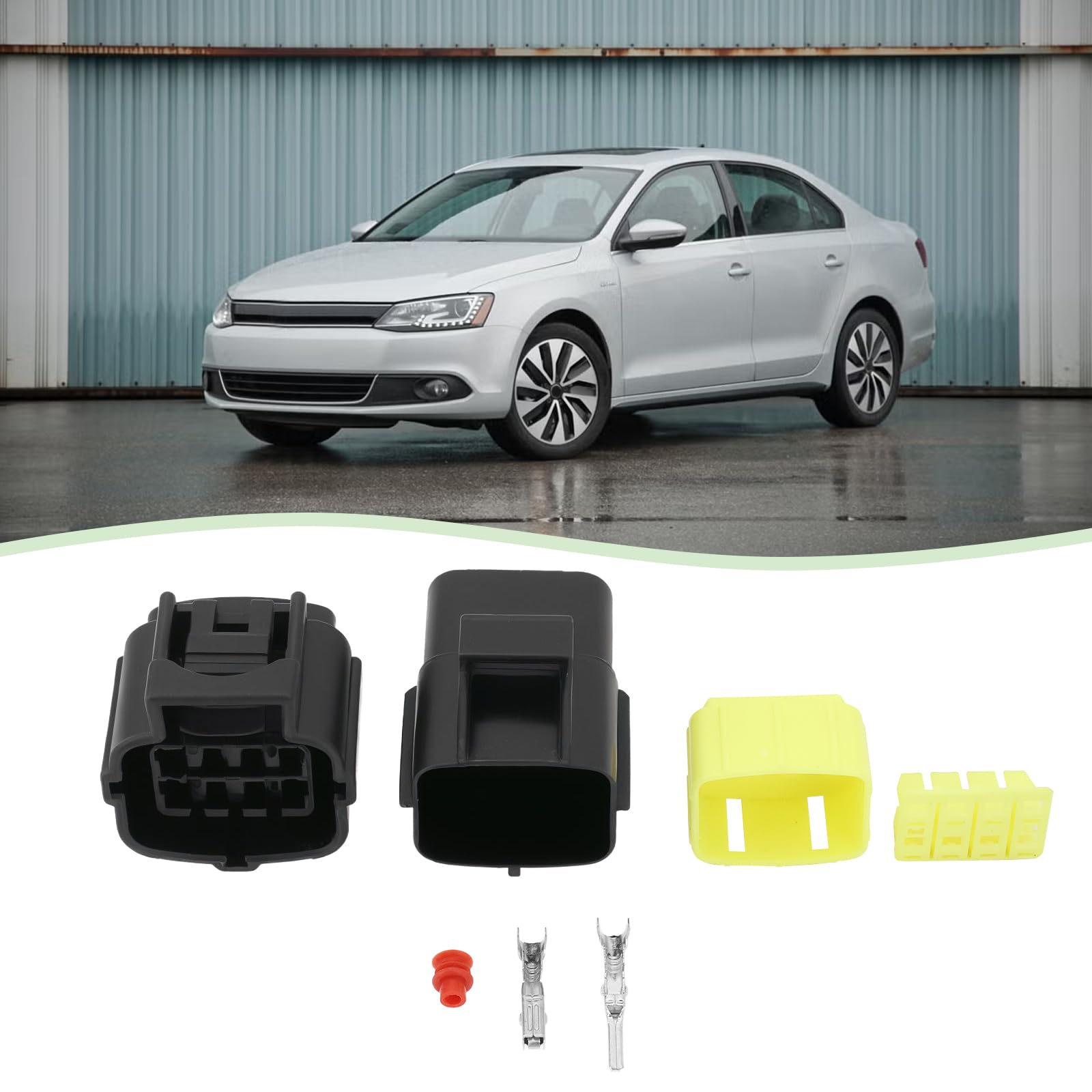 Image secondaire de Kit de Connecteurs Électriques Étanches 8 Broches pour Moto et Voiture