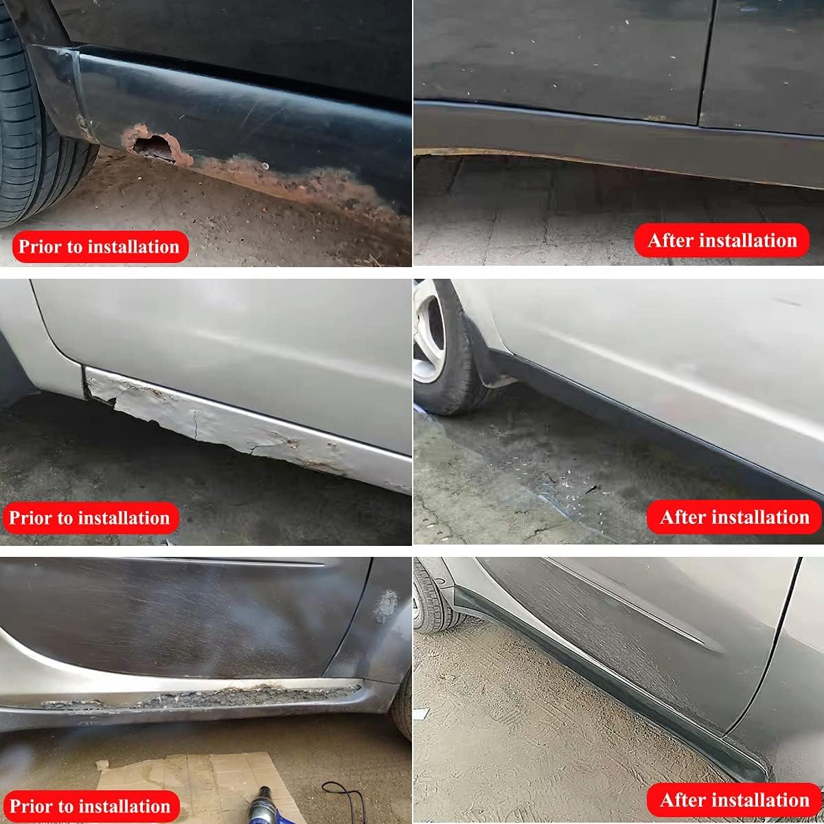4m*8cm Protezione per Minigonne Laterali Auto
