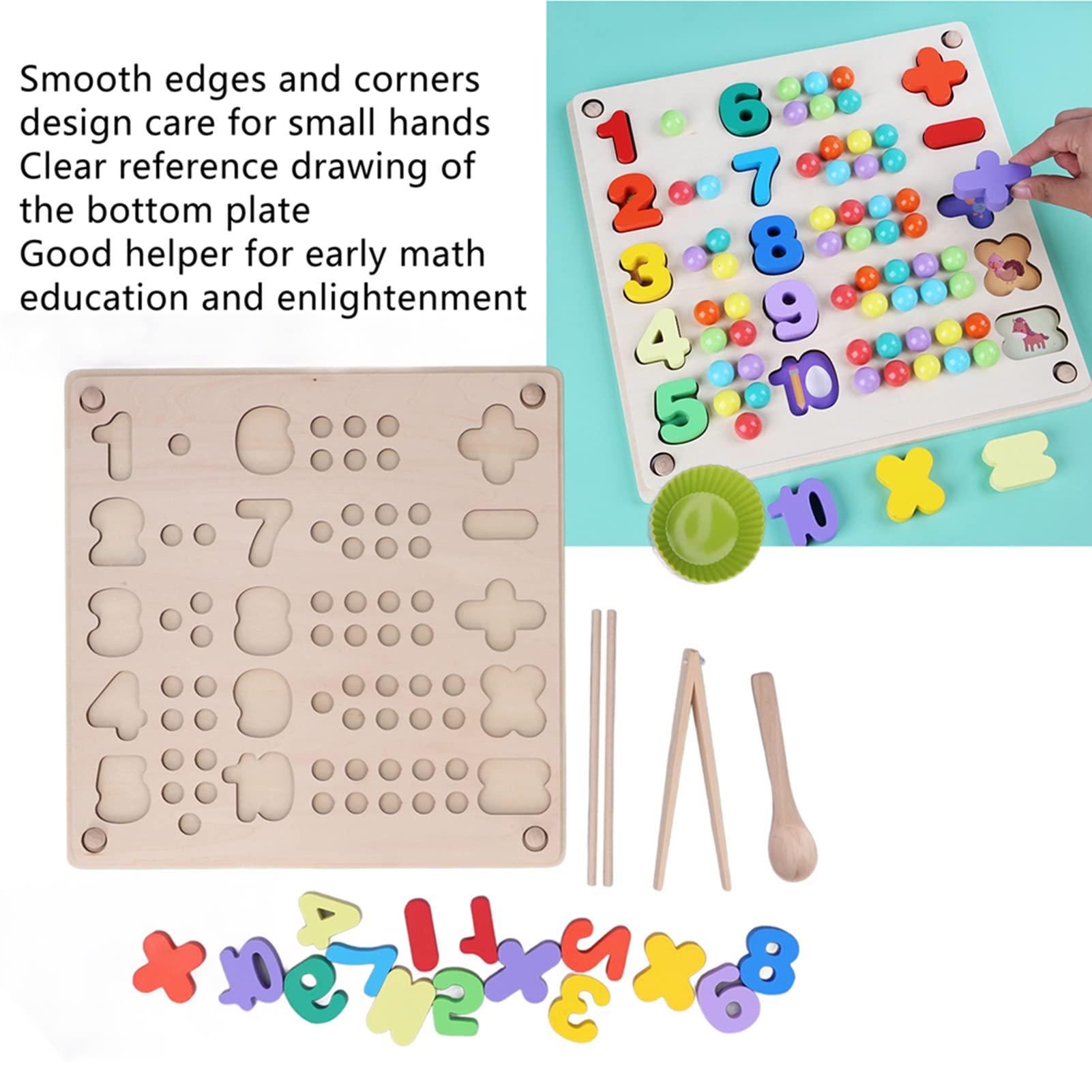 Planche à chevilles en bois, jeu de perles, développement des compétences mathématiques, jouets, jouets éducatifs précoces