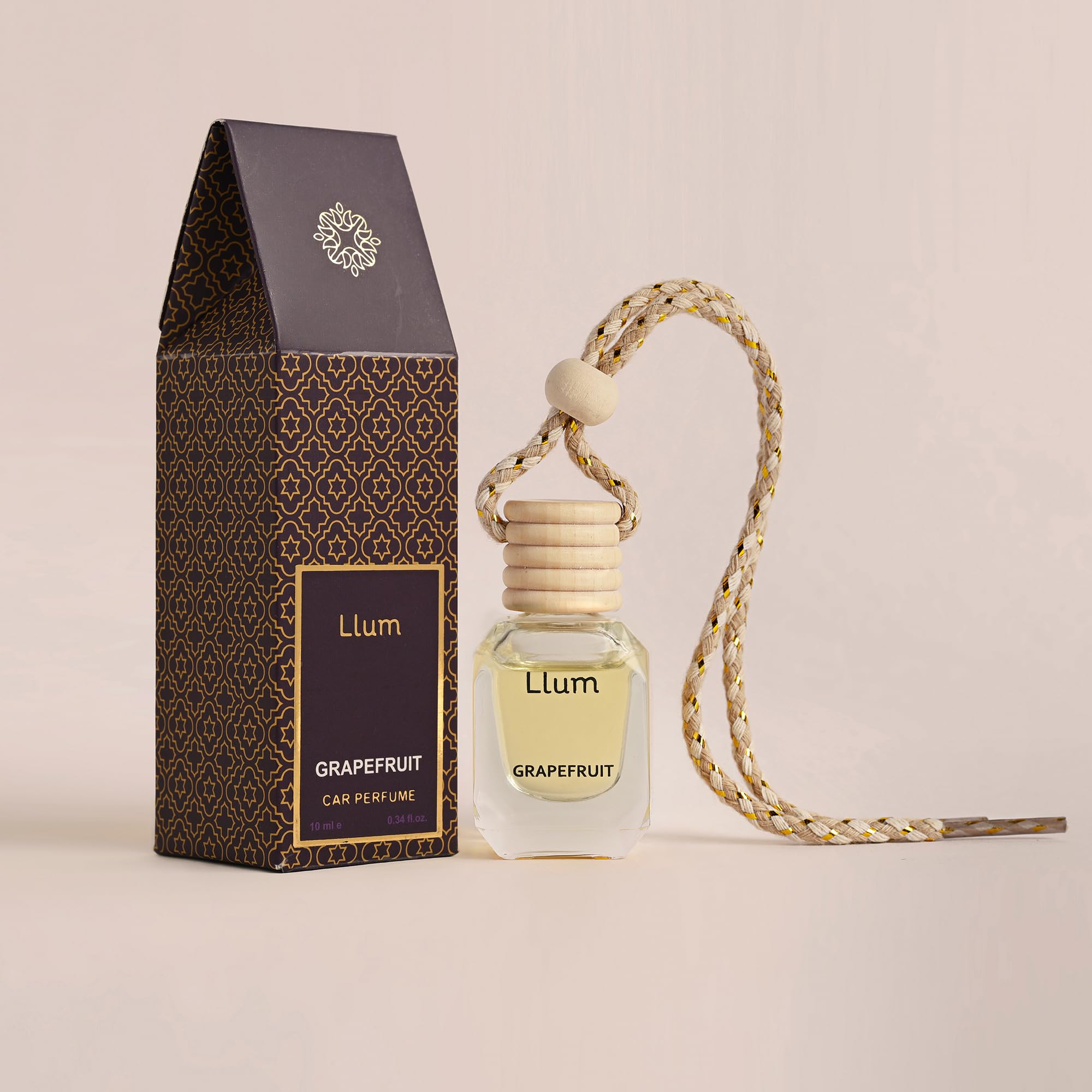 Llum Amber Vanilla Hanging Car Air Freshener – Luxury Automotive Perfume Diffuser 10ml (0.34 fl oz), Long-Lasting Fragrance, Alcohol-Free Non-Toxic Scent — view 8