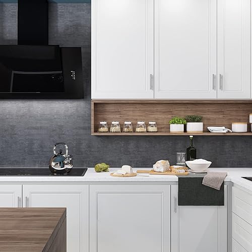 Miniatura 9 de Home Expert - Manijas de 5 pulgadas para armarios y cocinas, orificio central de 3pulgadas, paquete de 25 unidades de níquel cepillado