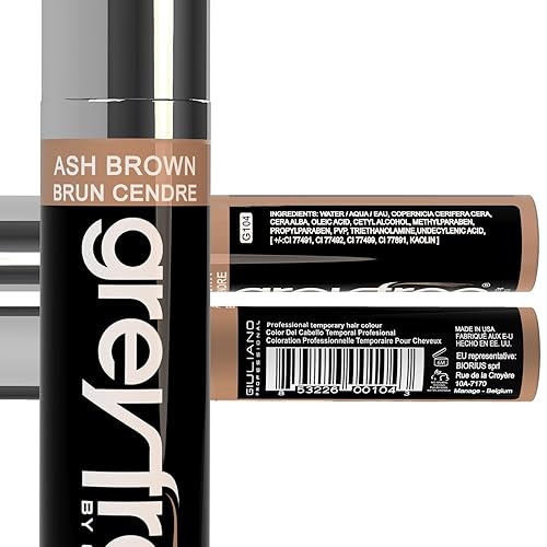 Miniatura 23 de Tintura temporal profesional para el cabello 0.25 onzas, Marrón medio Marrón medio,Caoba,Negro,Cobre oscuro,Rojo Marrón,Marrón cenizo,Borgoña,rubio