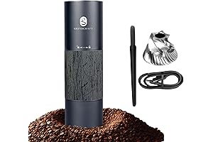 Sleek and Portable Electric Coffee Grinder for Effortless On-The-Go Coffee Grinding