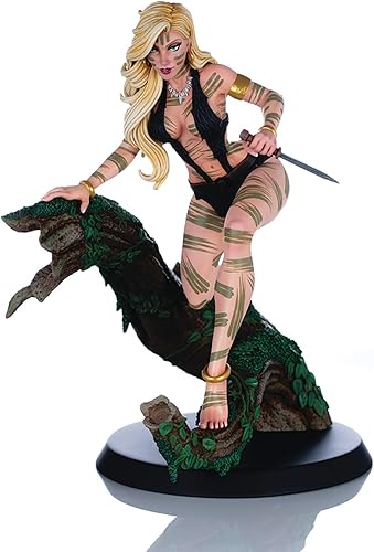 Mujeres de dinamita: Sheena Queen of The Jungle J. Scott Campbell "Night Stalker" Variant Statue, multicolor disponible en Yaxa Guatemala