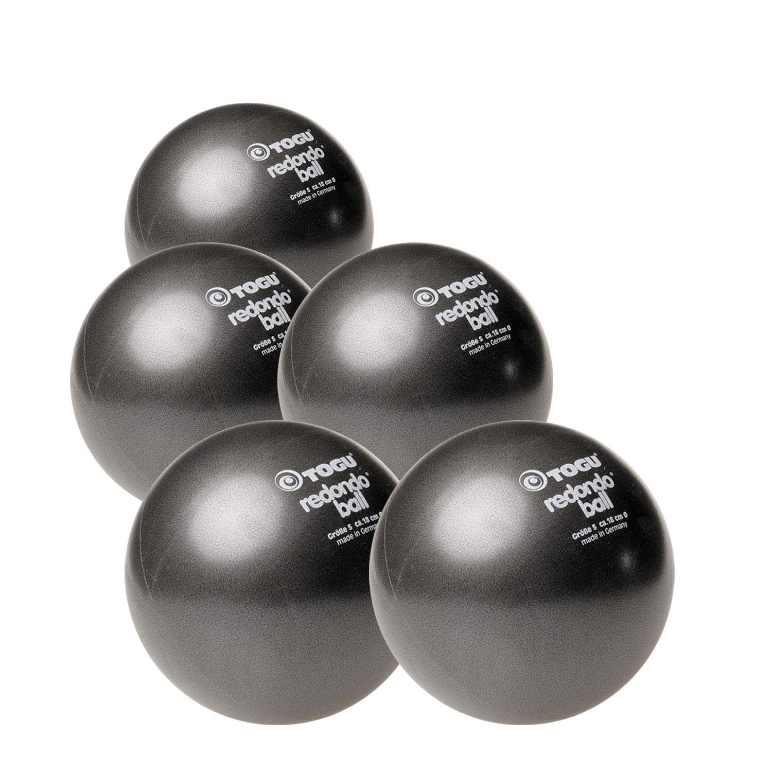 Togu 5X Redondo Ball Pilates Ball Gymanstik Yoga Fitness Therapie 18cm anthrazit