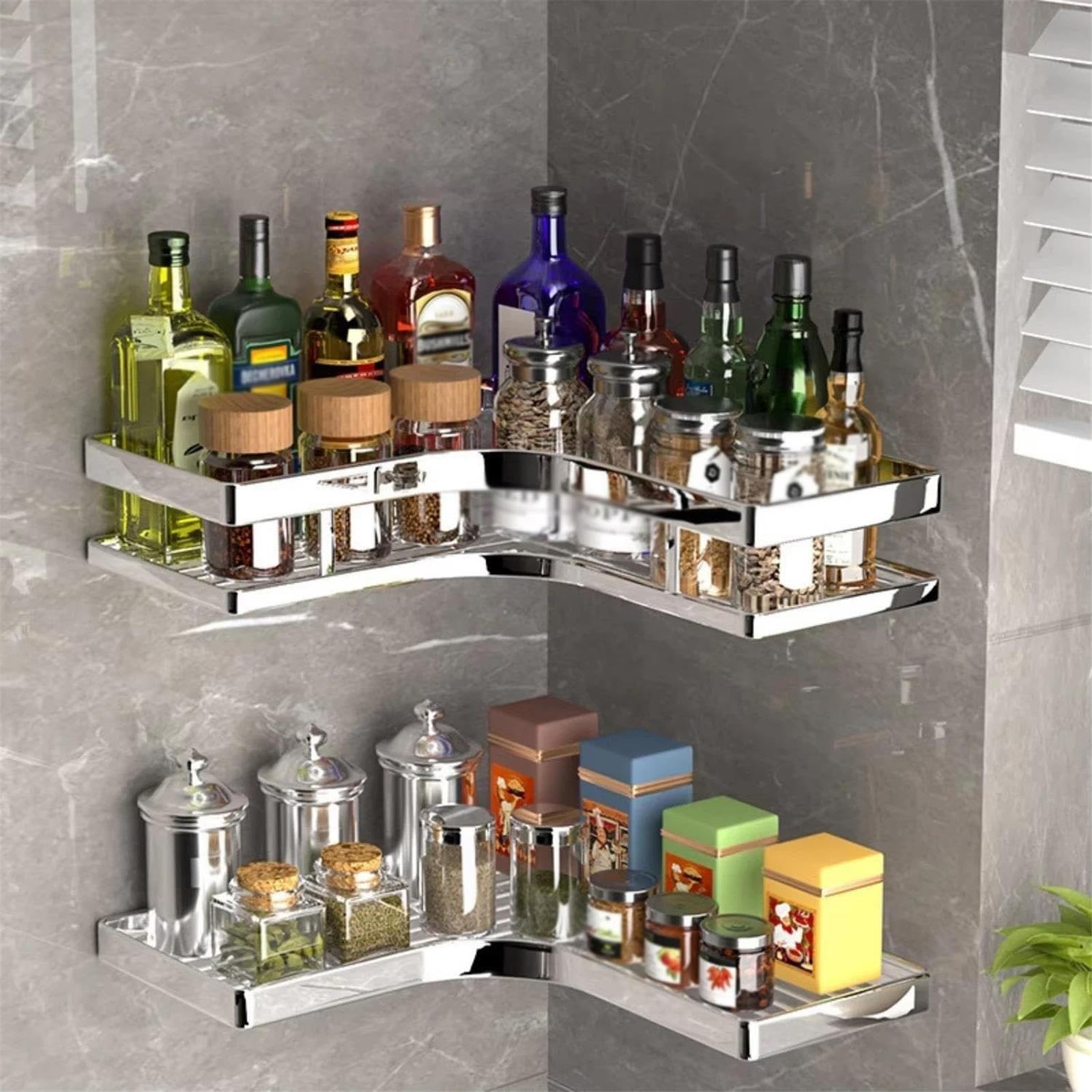 Estante de montaje drenable Marco triangular barra plana gruesa