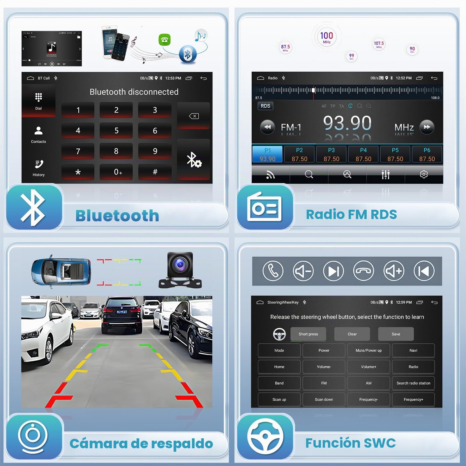2G+64G Android 15 Radio Coche Peugeot 3008 2009-2015 9" CarPlay