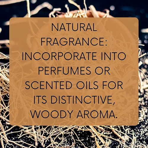 Miniatura 6 de mGanna - Polvo de raíz de vetiver 100% natural, vetiveria zizanioideskhus para formulaciones ayurvédicas, herbales y cosméticas, 227 GMS 0.5 libras