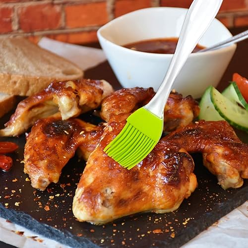 Miniatura 5 de Cepillo de pastelería, cepillo para untar,Cepillo de hilvanado para cocinar,Cepillo de silicona resistente al calor para cocina, barbacoa, parrilla,