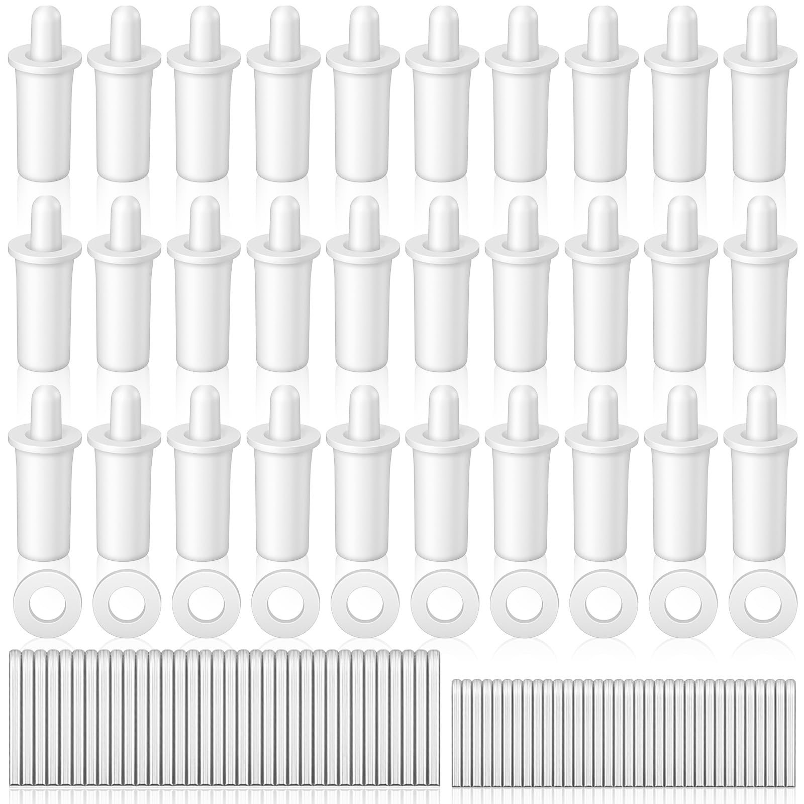Photo 1 of 125 PCS Plantation Shutter Repair Kit, Shutter Pins, Repair Plantation Shutters Tool Set, Replacement Repairs Pin, Spring Loaded Pins, Louvers Staples, Washers, Window Shutters Tools Supplies