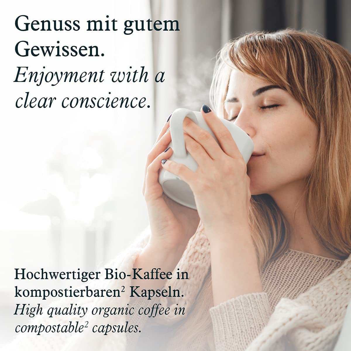 My Coffee Cup – MEGA BOX LUNGO CAFFÈ CREMA – BIO-KAFFEE I 100 Kaffeekapseln für Nespresso®³-Kapselmaschinen I 100% heim- und gartenkompostierbare I nachhaltig – 0% Alu
