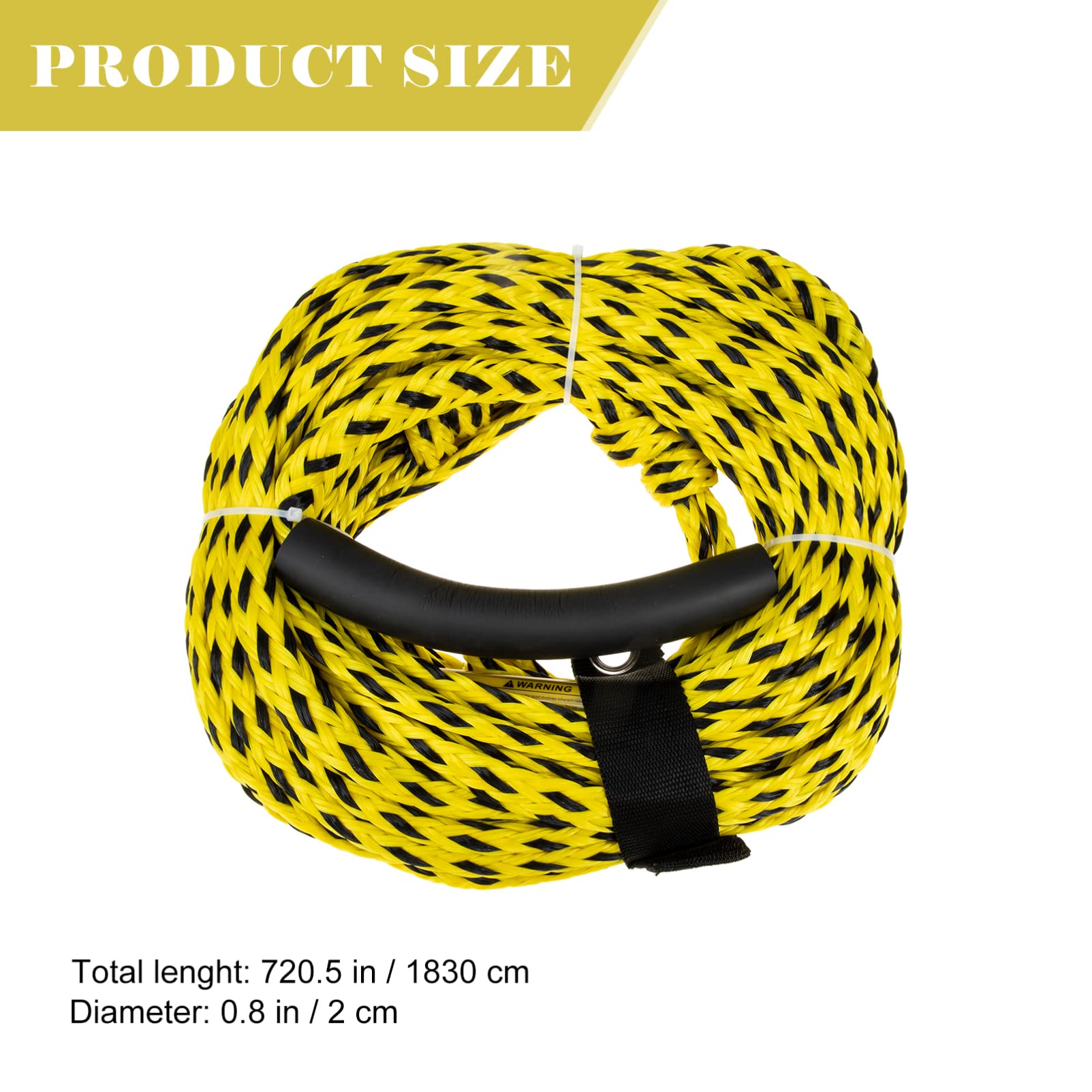 UPKOCH Corde de Remorquage Robuste pour Kayak et Bateaux Corde de Towing et Élastique pour Activités Nautiques avec Durabilité Exceptionnelle