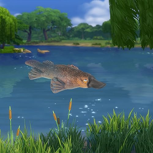 Miniatura 5 de Atralo Service Figura de ornitorrinco de juguete de vida silvestre, figura de ornitorrinco, juguetes para decoración de tartas, regalo de cumpleaños