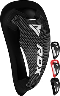 RDX Groin Cup for MMA, Boxing, Training and Muay Thai, Protector Shield with Tri Ventilated Holes for Air Flow Used for Men Kickboxing, BJJ, Karate, Martial Arts, Taekwondo, BJJ,Sparring