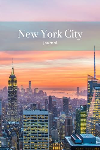 New York City Journal New York diary Travel journal for Manhattan Lined NYC notebook A5 New York City book for writing 120 pages 6 x 9 inch