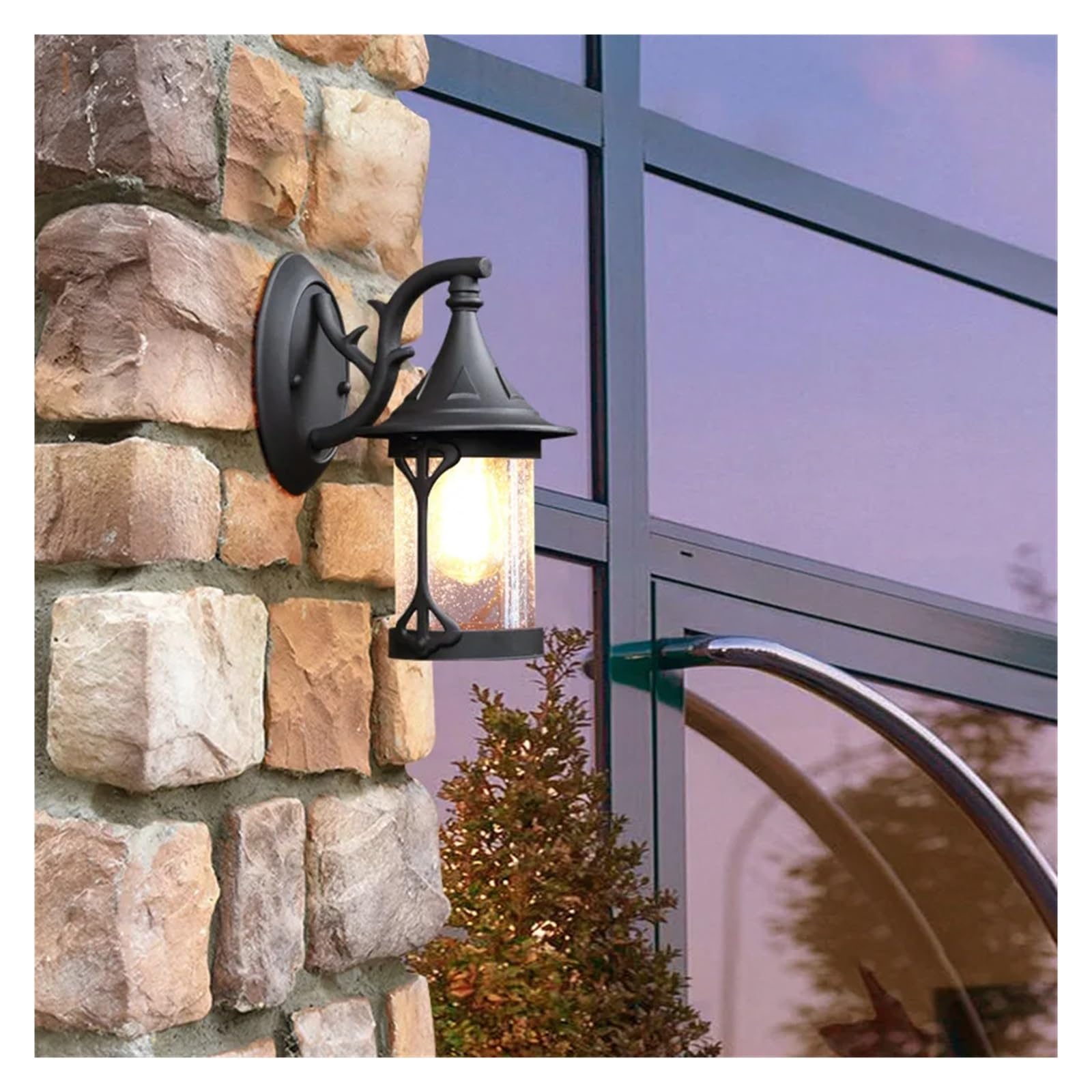 SYAXVOM European Wall Lamp Rustic Waterproof Outdoor Retro Garden Balcony Patio Corridor Lamps