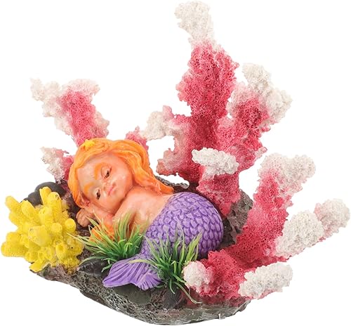 Miniatura 1 de minkissy Simulated Coral Landscaping Fish Bowl Decorations Ocean Decorations Fish Tank Decoration Plant Decorations Faux Plant Decor Fish