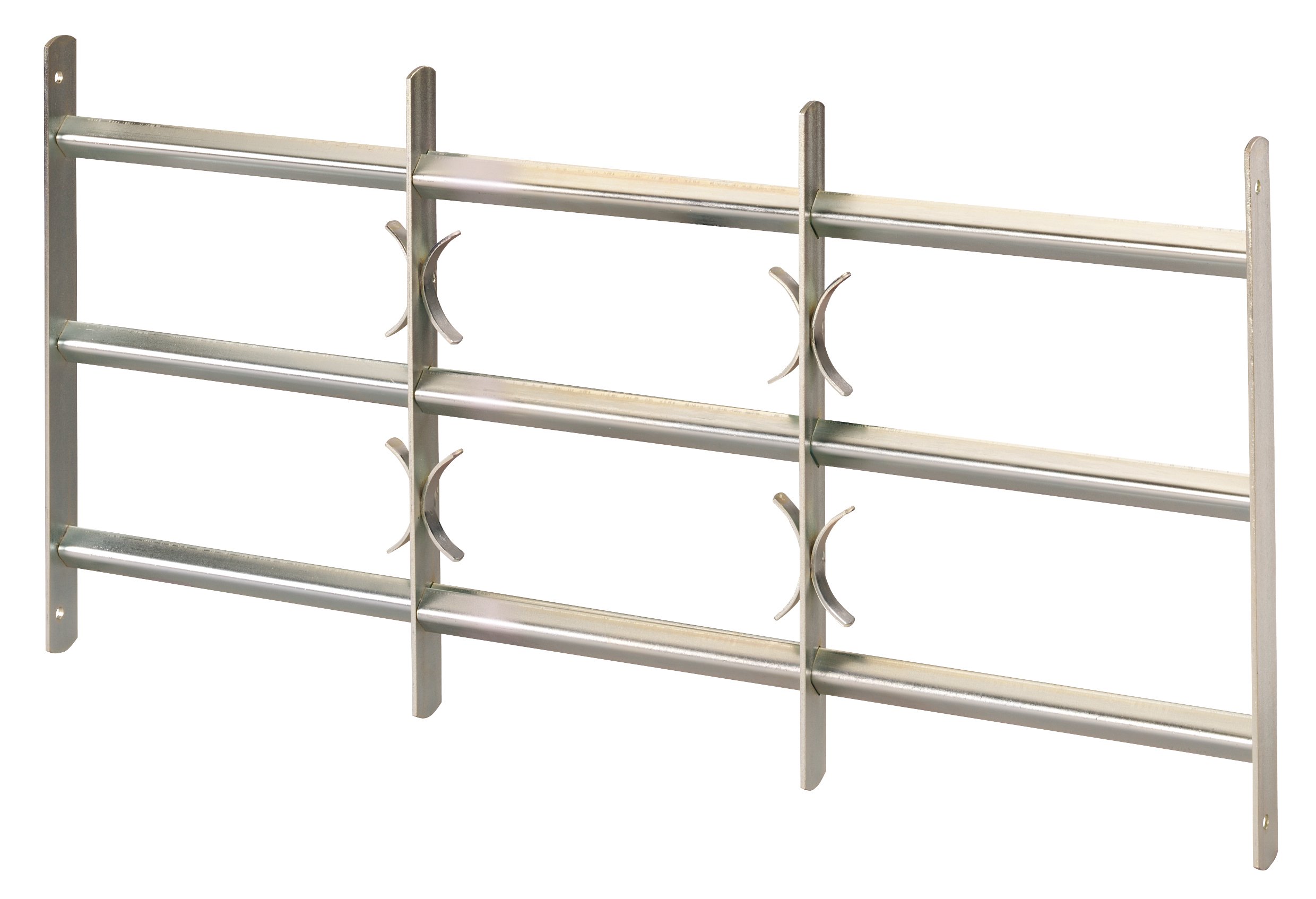 Set Fissaggio Inferriate Alberts | 4 Pezzi | Per Intradosso Finestra | Zincato Blu | 12x12 Mm - Foto 7