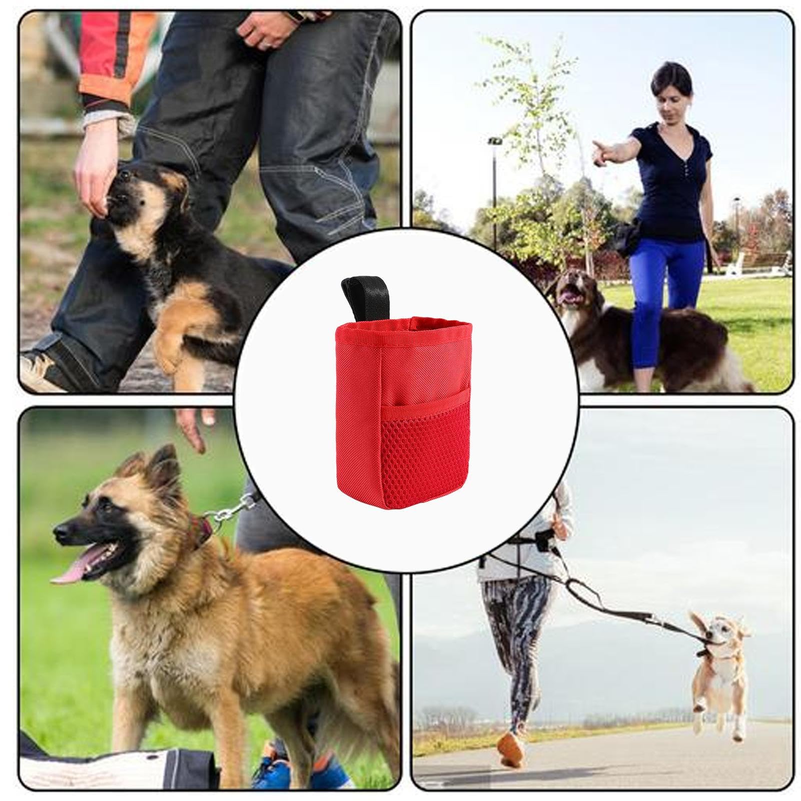 Sac à Friandises Pour Chien - Pochette Banane Oxford Pour Dressage, Promenade & Randonnée | Avec Porte-sacs à Déchets