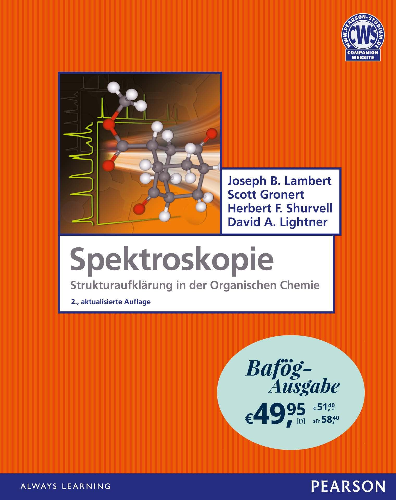 Spektroskopie - Bafög-Ausgabe (Pearson Studium - Chemie)