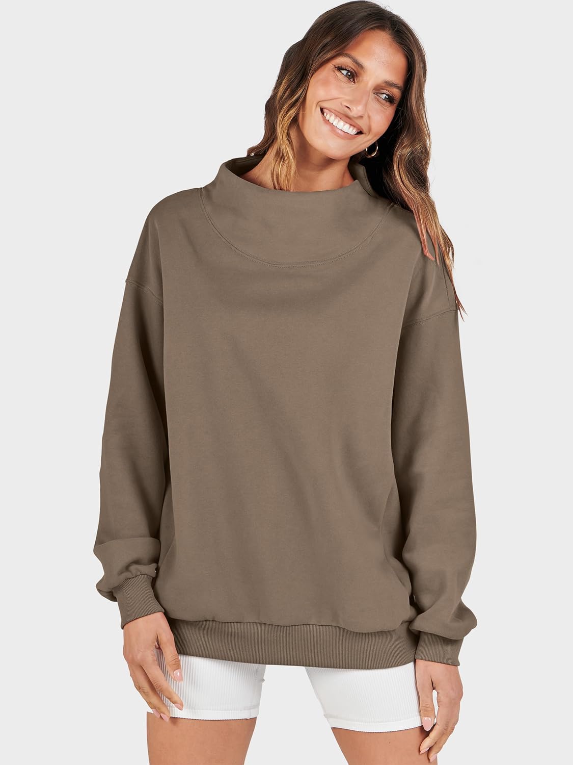 ANRABESS Womens Oversized Sweatshirts Turtleneck Pullover Long Sleeve Hoodies Tops 2025 Fall Fashion Preppy Outfits - Image 7