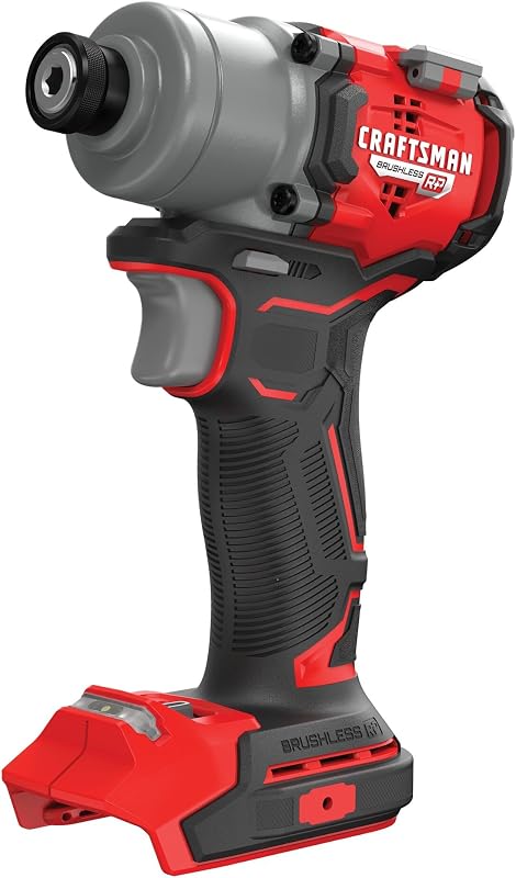 CRAFTSMAN V20 BRUSHLESS RP Inalámbrico 1/4 pulg. Controlador de impacto (solo herramienta) (CMCF830B)