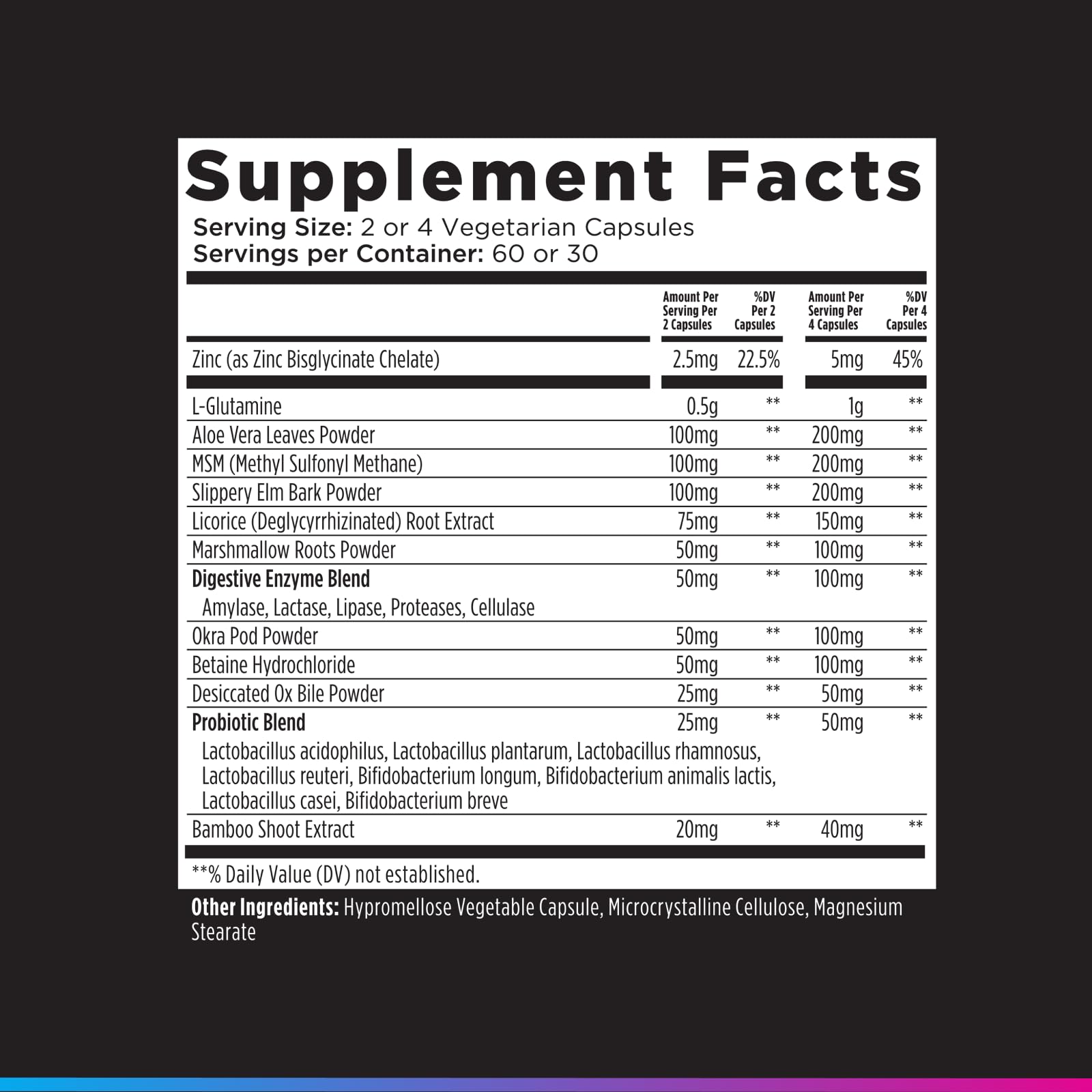 Livingood Daily GI Support, Gut Health Supplements, L Glutamine, 120 Caps — Amazon image 8