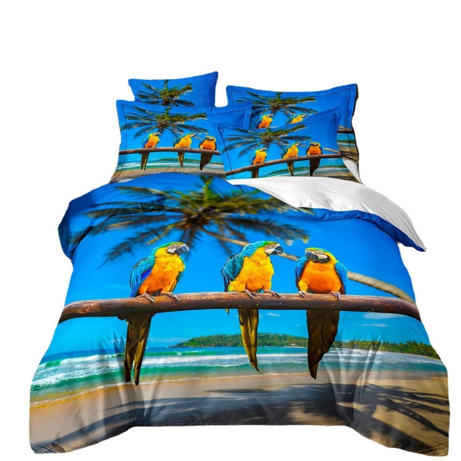 Super King Size Duvet Cover Sets Blue Beach Animals Super King Bedding
