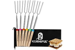 Retractable Smores Sticks for the Ultimate Campfire Experience