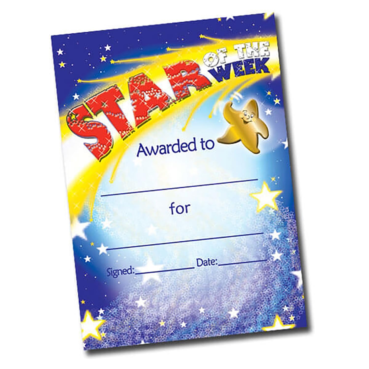 100 Star Of The Week Motivational Childrens Pupils School Teachers Praise Reward Certificates Value Pack A5 Primary Teaching Services