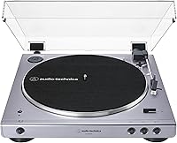 Vista 12 de Audio-Technica AT-LP60XBT-BK Tocadiscos inalámbricos de transmisión por correa completamente automática (negro) (ATLP60XBTBK)