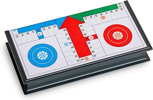 Miniatura 9 de Ludo Magnetic Folding Travel Board Game Set - 9.75 Inches