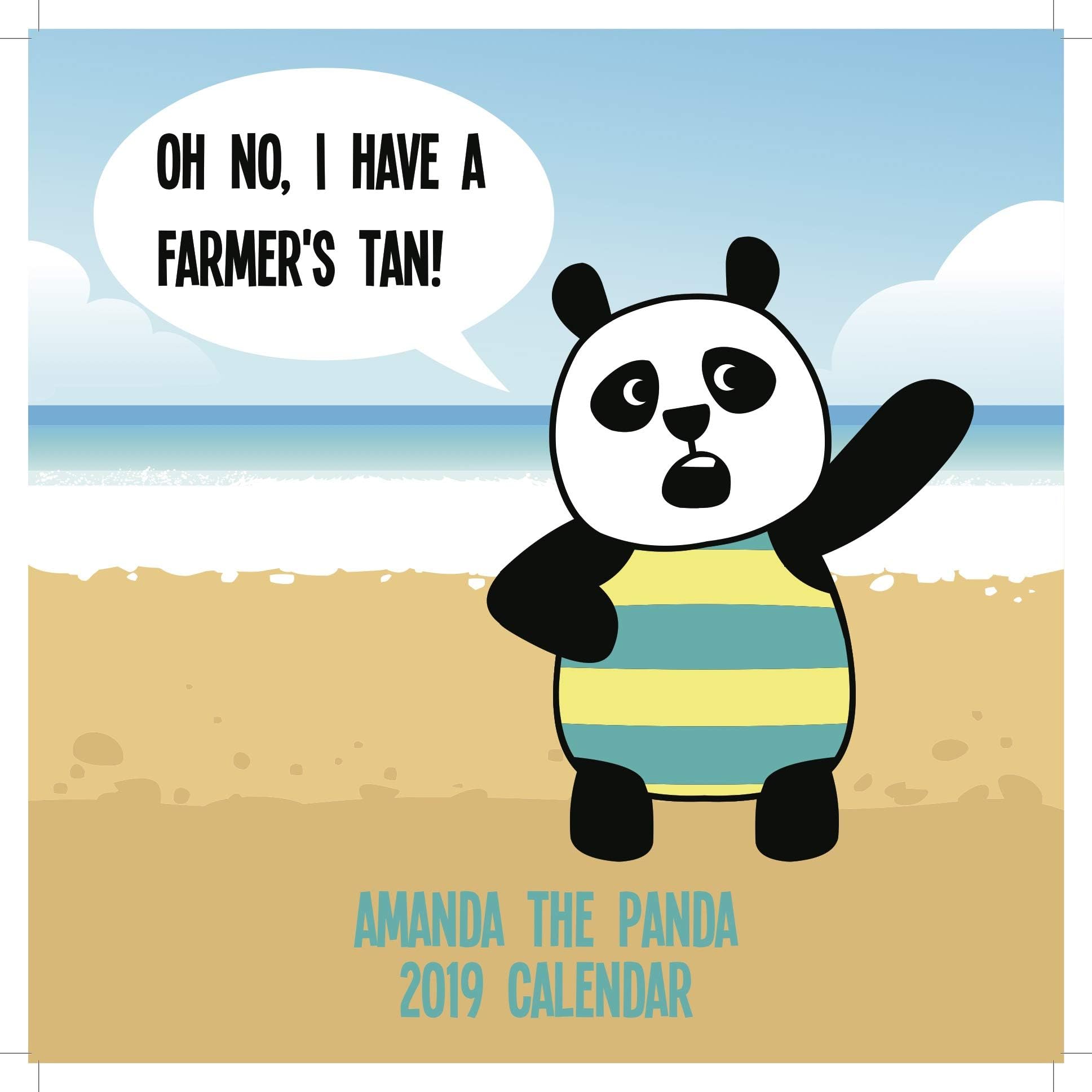 Amanda the Panda 2019 Wall Calendar
