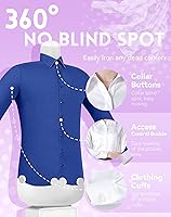 Vista 5 de Plancha de vapor automática - 2026 Mejorada con tacto, máquina de planchado automática manos libres 3.0, secador de vapor y aire caliente 2 en 1