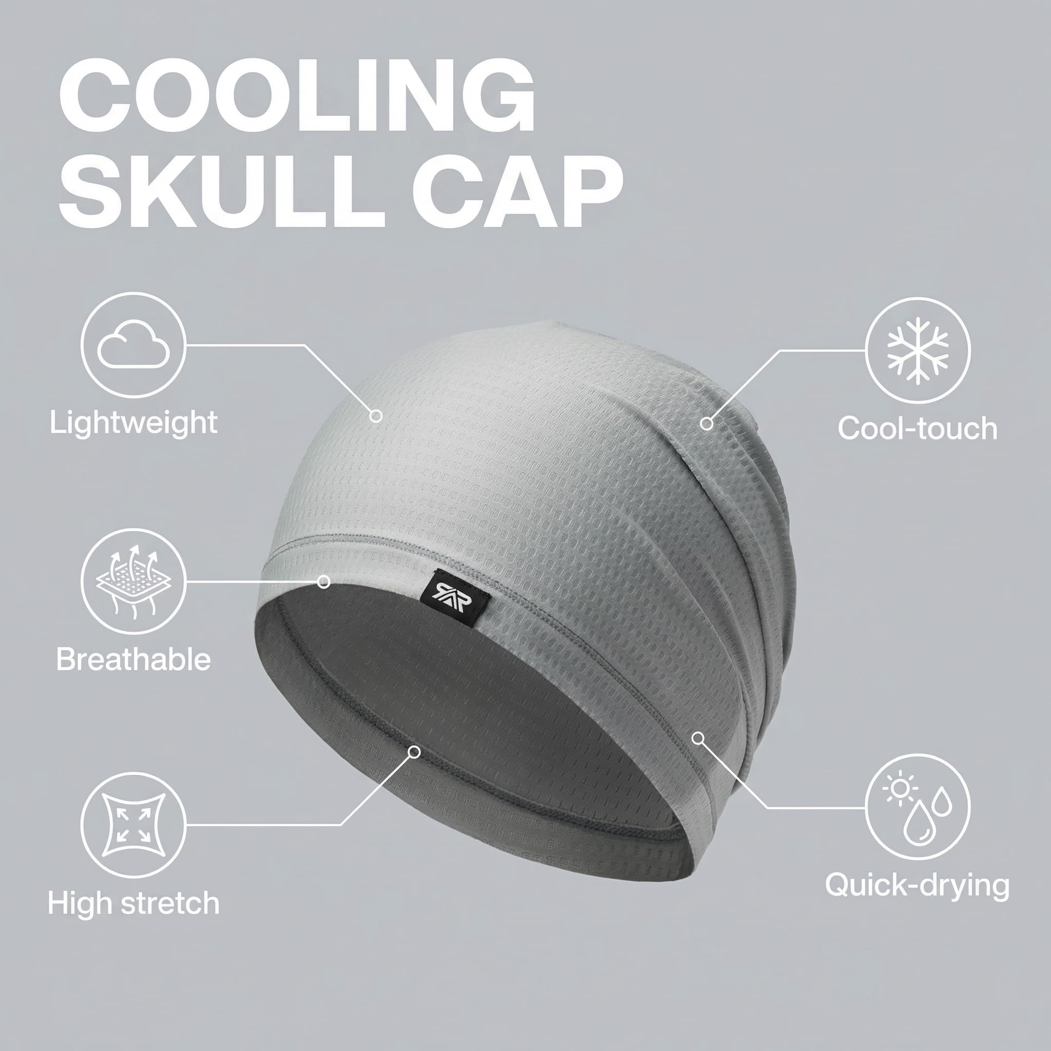 LONGLONG 2 Pack Summer Beanies - Lightweight Breathable Cooling Skull Caps for Women Men Sports & Daily Wear — view 2