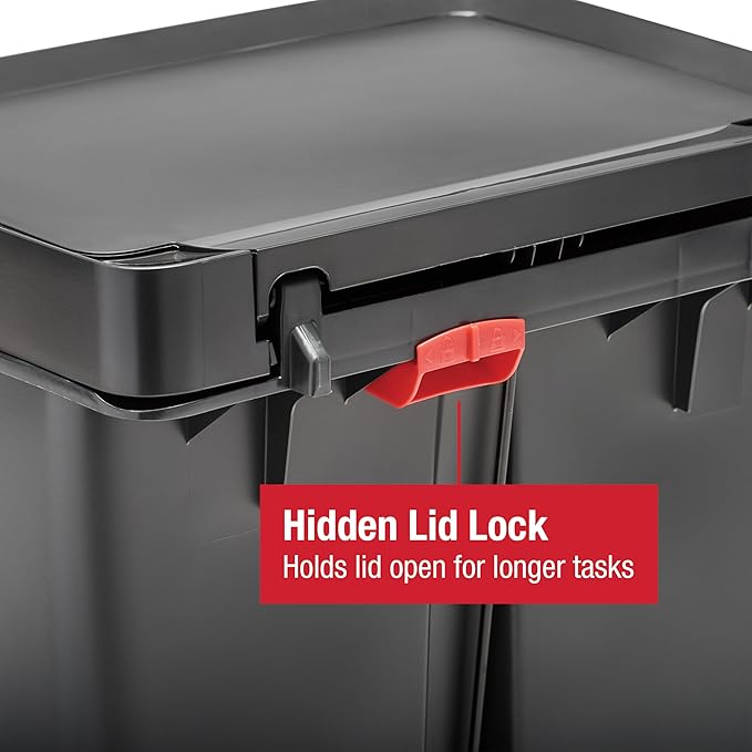 Basurero Rubbermaid Premier Series II 12.4 Gal Negro miniatura 7