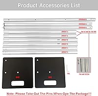 Vista 5 de Soporte de fondo de tubo y cortina, soporte de fondo de 8 x 10 pies, fondo de metal ajustable resistente para bodas, fiestas, fiestas de cumpleaños