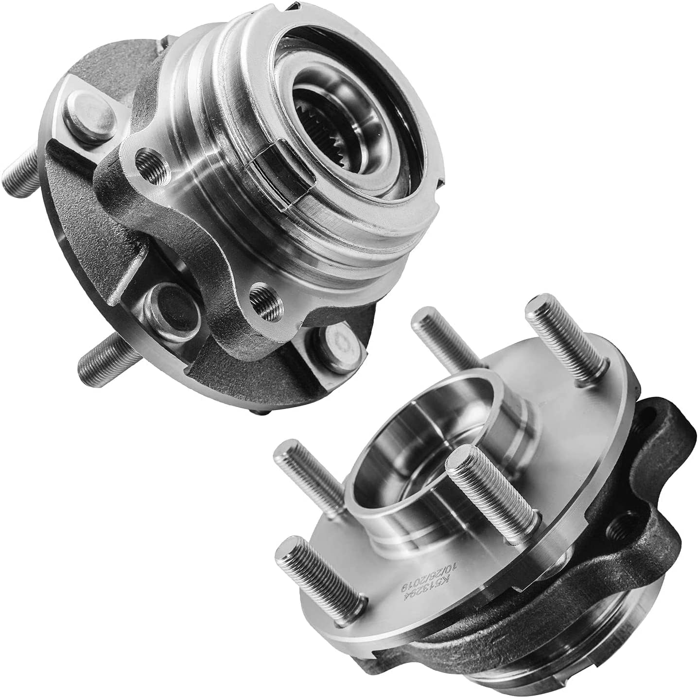 Detroit Axle - 12pc Front End Suspension Kit for 2007-2012 Nissan Altima 2008 2009 2010 2011, 2 Wheel Bearing Hubs 2 Lower Control Arms Ball Joints 2 Sway Bars 4 Inner Outer Tie Rods 2 Boots