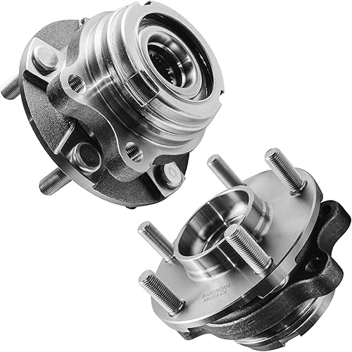 Miniatura 4 de Detroit Axle - Kit de freno de buje de rueda delantera de 2.5 L para Nissan Altima 07-13, rotores de freno de disco de 11.65 pulgadas, pastillas de